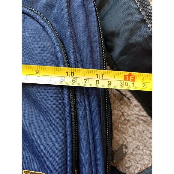 Trans Siberian Express Backpack Navy Blue Adjustable - Picture 8 of 9